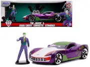 2009 Chevrolet Corvette Stingray Diecast Model Car 1/24 Jada DC Comics Joker ...