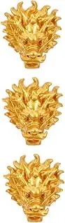 OFFSCH 3pcs Elegant Dragon Head Wall Fountain Large Garden Water Feature Outdoor Relaxation Fountain
