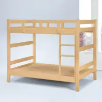 在飛比找momo購物網優惠-【MUNA 家居】凱斯3.5尺原木色雙層床(單人床 上下舖 