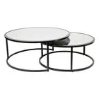 NEW Cafe Lighting Serene Nesting Coffee Tables Black