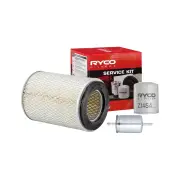 Ryco Oil Air Fuel Filter Service Kit for Nissan Urvan E24 Z24S 02/1987-1993