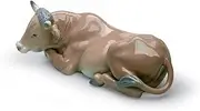 LLADRÓ Ox Nativity Figurine. Porcelain Figure Figure.