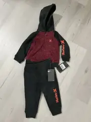 NWT Hurley Boy’s 2 pc Set Jacket and Pants Jogger Size 12M