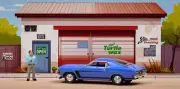 1/64 Scale Paper Pop Up Diorama Photo Prop display For Diecast Vehicles Handmad