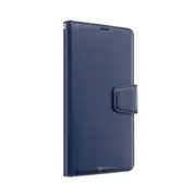 iPhone 14 Pro Max Compatible Case Cover With PU Flip Leather Wallet - Navy