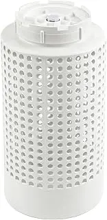 WSEYU Inground Worm Farm Composter, Outdoor In-Ground Worm Compost Bin for Raised Garden Beds and Yards, In Ground Worm Composting Bin 2 Gallons for Recycling Scraps, 6.3"x6.3"x12", BPA Free, White