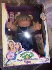 Cabbage Patch Kids Magic Touch Color Silk Justine Katrina Sept 6th Christmas