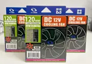 3X Cooling Fan DC 12V 120mm 3PIN/4PIN PC Gaming Case Blue LED Cooling Fan