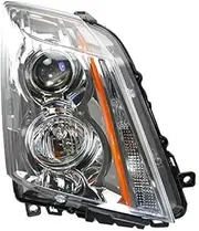 Right Headlight Assembly Passenger Side Compatible with 08-14 Cadillac CTS GM2503309