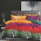 Cumbria Forest Quilt Cover Set Super King Size 3Pcs Fairy Tree Doona Cover Set (