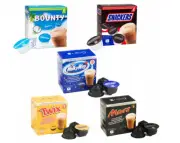NESCAFE DOLCE GUSTO CAPSULES - HOT CHOCOLATE DRINK - TWIX - MILKY WAY - MARS