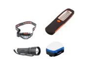 Kings LED Work Light + LED Head Torch + Mini LED Torch + Rechargeable LED Lantern