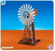 Playmobil 6214 Windmill for Western Train Brand New / Factory Sealed Bag