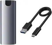 M2 SSD Case SSD Enclosure M.2 SSD Enclosure NGFF SATA to USB 3.1 Gen 2 5Gbps for NGFF SATA B Key/ (B+M) Key SSD Hard Disk Box M.2 Adapter