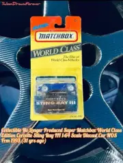 SUPER MATCHBOX CORVETTE STING RAY III 1:64 DIECAST CAR FRM 1993 NOS CHEVY