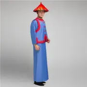 The Qing Dynasty Soldier Suit for Men Ancient Royal Soldier Costume Film Televis