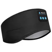 Catzon Sleep Headphones Wireless Bluetooth Sports Headband Headphones Perfect for Air Travel Workout-Black