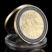 Police Swat St. George Patron Saint of Armor Protect Us Challenge Coin