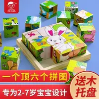 在飛比找蝦皮購物優惠-Six-sided wooden jigsaw puzzle