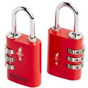 Korjo TSA Combination Lock - Duo Pack