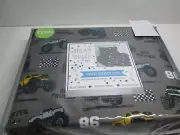 Dream Space MONSTER BIG TRUCKS Twin Sheeet Set ~ Gray White Yellow Black BLue