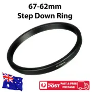 67-62 mm 67mm to 62mm 67mm-62mm Step-Down Stepping Down Ring Filter Adapter
