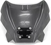 Motorcycles Windshield for KEEWAY for RKF 125 for RKF125 2018 2019 2020 Motorcycle Windshield Windscreen Wind Shield Deflectore Motorcycle Deflector(Smoky Gray)