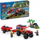 樂高積木 LEGO《 LT 60412 》City 城市系列 - 四輪驅動消防車和救援艇
