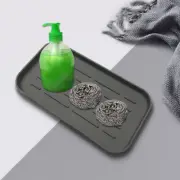 Drain Tray Sink Strainer Kitchen Drying Mat Dish Drainers Counter