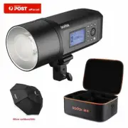 AU Godox AD600Pro 2.4G TTL HSS Outdoor Studio Flash+CB-09 Case+Free 95cm Softbox