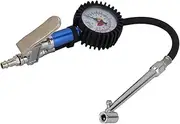 Chenggong Self-Clamping Tire Inflator Gauge, Air Pressure Gun, No Air Leak, Easy to Operate, 0-12 Bar, 55mm Dial with Two Types of Readings