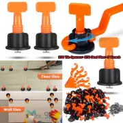 250x Tile Leveling System Kit Reusable Flat Ceramic Locator Spacer Tools