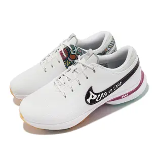 Nike 高爾夫球鞋 Air Zoom Victory TR 3 NRG 寬楦 白 彩色 男鞋 DZ4559-100