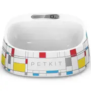 Petkit Smart Digital Pet Antibacterial Bowl Scale Mondrian Print
