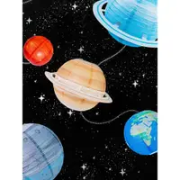 在飛比找ETMall東森購物網優惠-【吉祥道具】星空紙燈籠兒童派對裝飾玩具星系太空太陽系卡通紅色