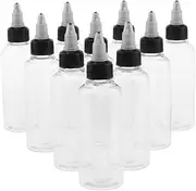 Generic Collection of 10 Empty Plastic Bottles 100ml with Twist Closure