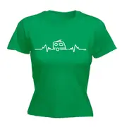Caravan Pulse - Funny Novelty Womens T-Shirt T Shirt Tshirt