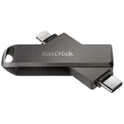 SanDisk 128GB iXpand Luxe Lightning and USB-C Flash Drive