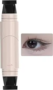 Eye Liner Stamp - Eye Stencil,Double-ended Waterproof Smudge-proof Liner Pencil Pen Stamp Long Lasting Makeup Tool for Eyebrow Shaping