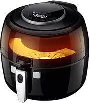 Air Fryer, Digital Airfryer 6.5 L, 1350W Smart Air Fryer One Touch LED Screen, Nonstick Detachable Basket, Preheat, Auto Shut Off, Rapid Frying