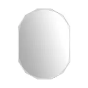 Viviendo Crystalline Mirror 70x90cm Beveled Edge Wall Mirrors Frameless Decorative