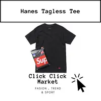 在飛比找蝦皮購物優惠-SUPREME FW19 HANES TAGLESS Tee