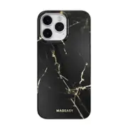 Mageasy Marble Case iPhone 14 Pro Max - Pearl Black