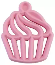 Itzy Ritzy Chew Crew Silicone Baby Teether Cupcake