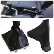For Opel ASTRA H Gear Lever Boot Handbrake Grips Gear Shift Knob Hand Brake Parking Gaiter Boot Cover Protect Case Accessories Set