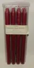 Luma European Taper Candles - German Made - Set 8 - Bordeaux
