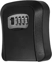 Uonlytech 1 Set Large Capacity Key Storage Box Wall Mounted Combination Lock for Outdoor Use for House Keys Id Cards Weather Resistant Design