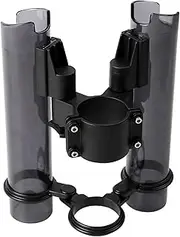 Nevalerra Tripod Fishing Rod Holder, Floorstanding Enjoy Fatigue-Free Fishing Rod Holder Made of Aluminium Alloy - Thickened, Foldable Rod Organiser for Garage, Boats, 3 Fishing Rods