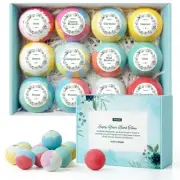 Bath Bombs for Women, 12pcs Handmade Natural Bath Bomb, Stocking Stuffers, Mo...