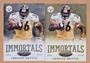 2014 Panini Certified Immortals Base & Gold Jerome Bettis 9/25 ,721/999 #188